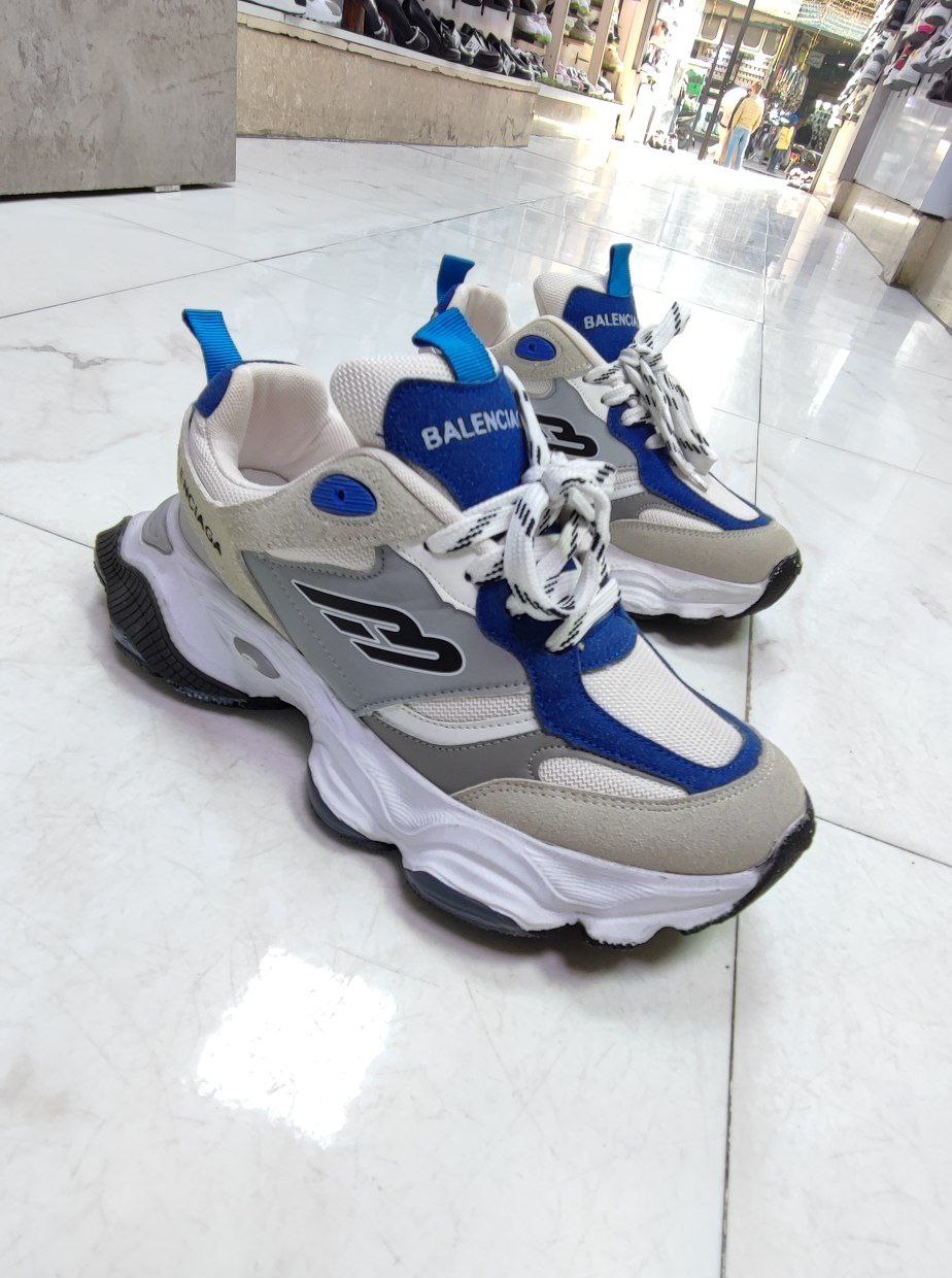 کتونی بالنسیاگا کارگو طوسی آبی کد 2022 balenciaga cargo sneaker