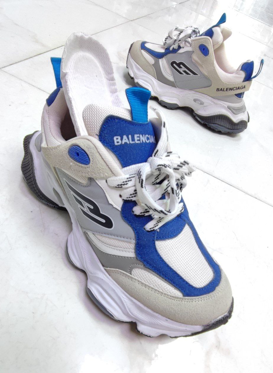 کتونی بالنسیاگا کارگو طوسی آبی کد 2022 balenciaga cargo sneaker