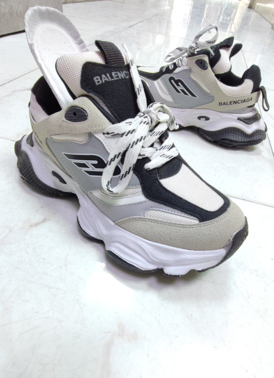 کتونی بالنسیاگا کارگو طوسی مشکی کد 2023  balenciaga cargo sneaker