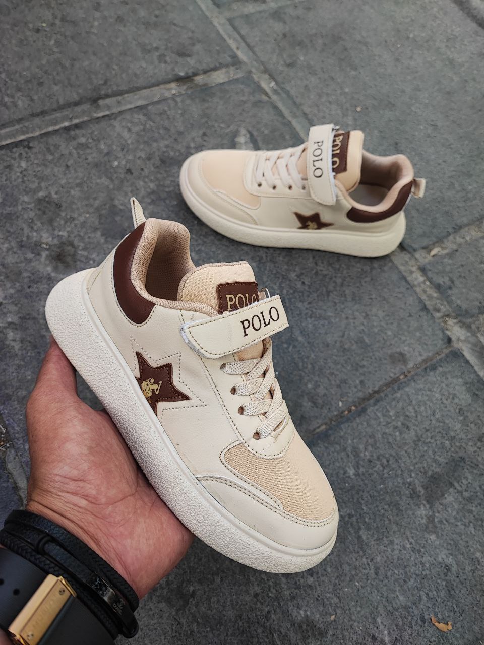 کتونی ونس پولو پسرانه و دخترانه کد 4011 Vans Polo sneakers for girls and boys code 4011