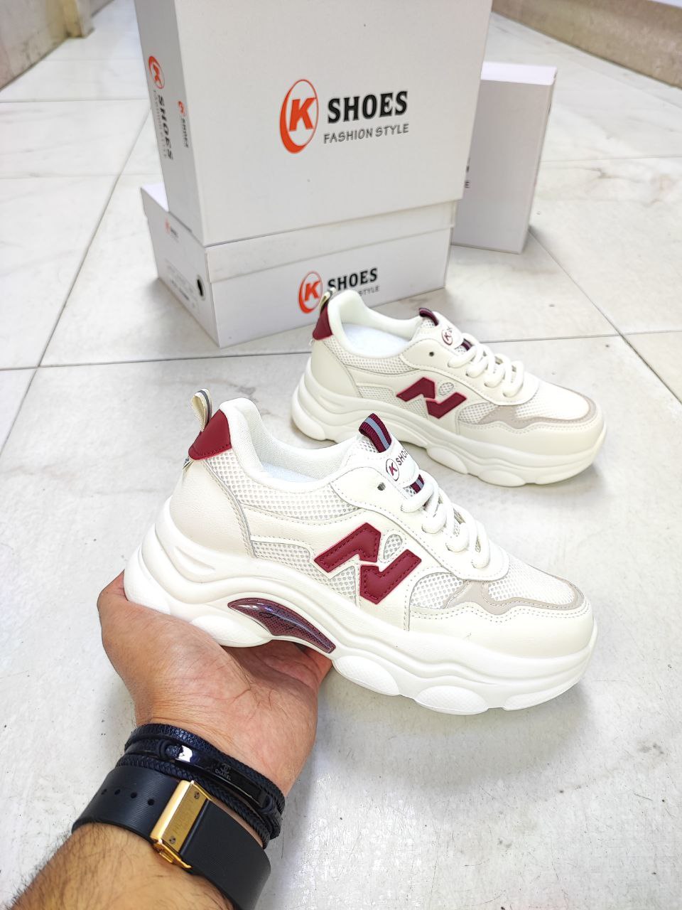 کتونی دخترانه خارجی نیوبالانس کد 4012 Girls' Newbalance sneakers, code 4012