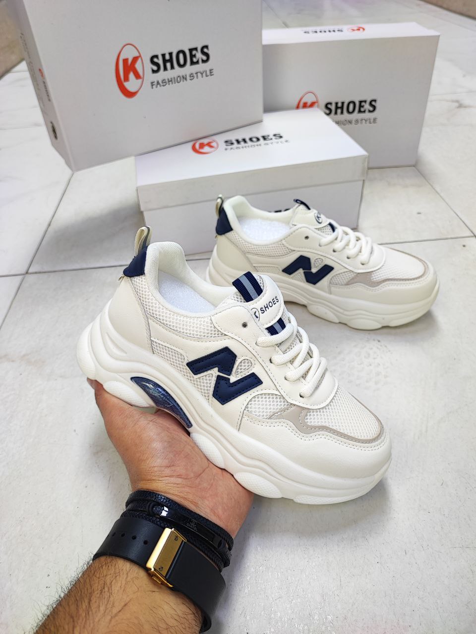 کتونی دخترانه خارجی نیوبالانس کد 4014 New Balance girls' sneakers, code 4014
