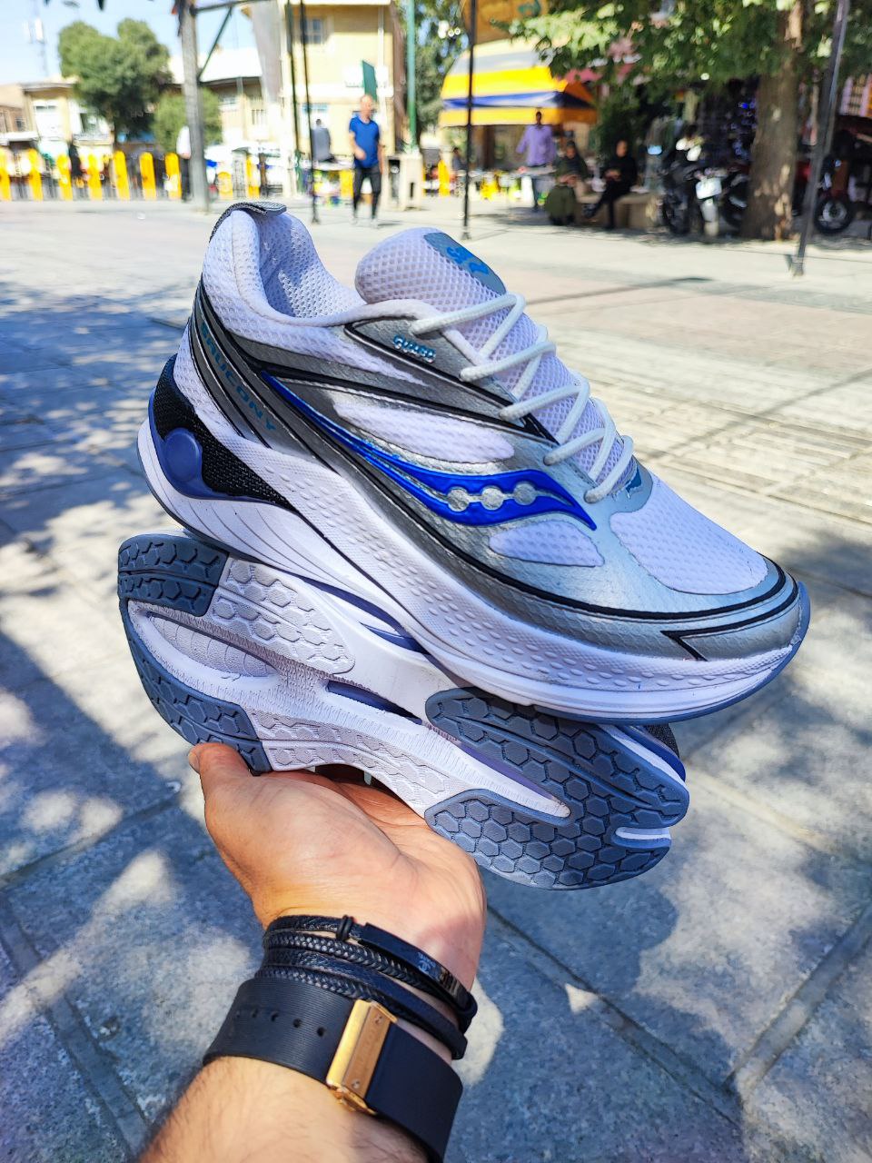 کتونی ورزشی مردانه مدل ساکونی saucony کد 2075 Men's sports shoes, Saucony model, code 2075