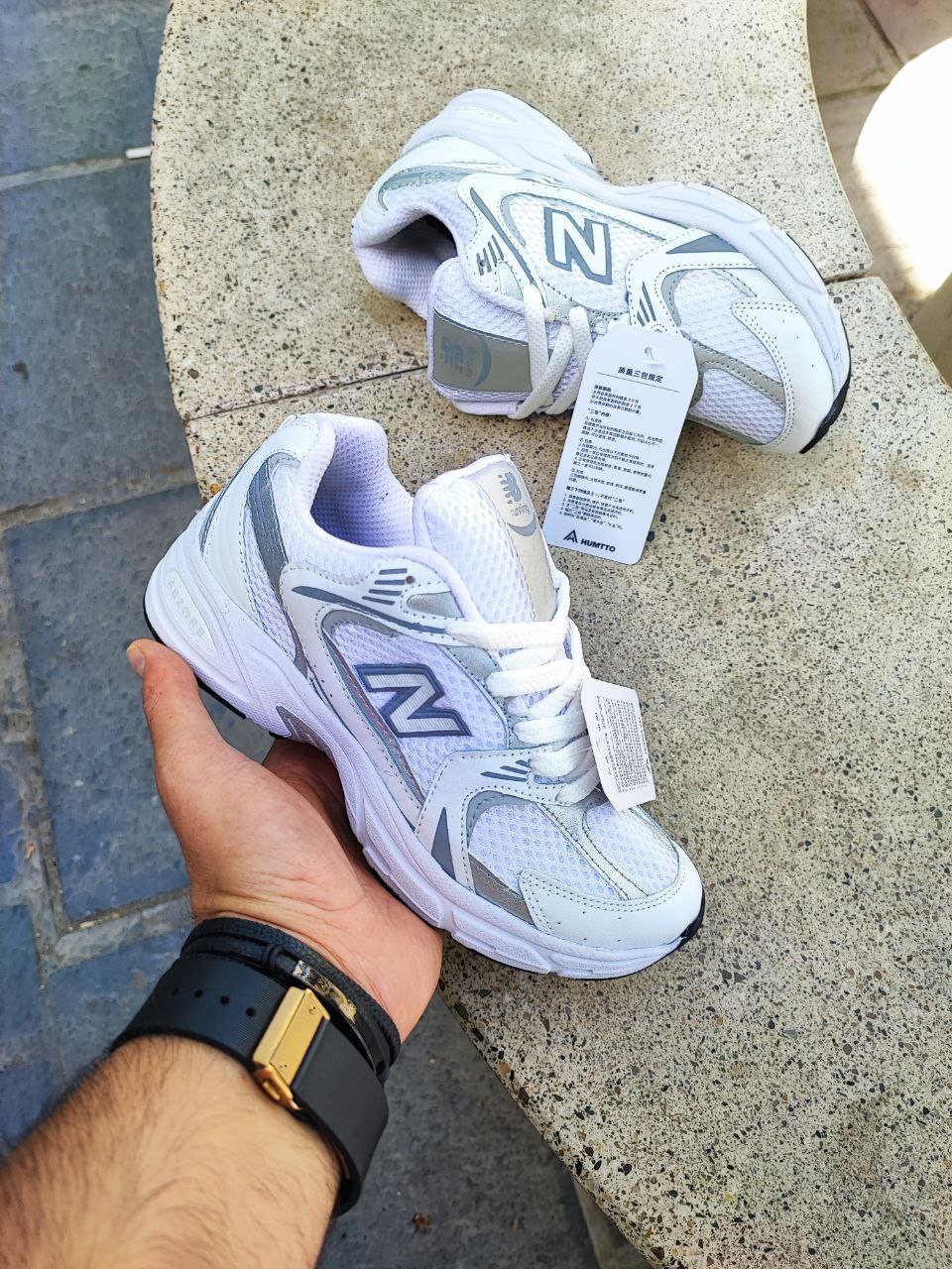 کتونی نیوبالانس Newbalance ست مردانه و زنانه بزرگپا کد 2077 New Balance sneakers for men and women with large feet, code 2076