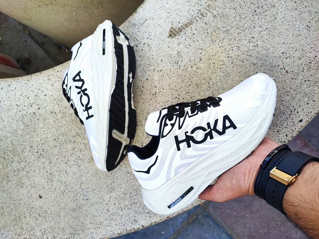 کتونی ورزشی مردانه هوکا کلیفتون کد 2078 Hoka Clifton Men's Sports Shoes Code 2078