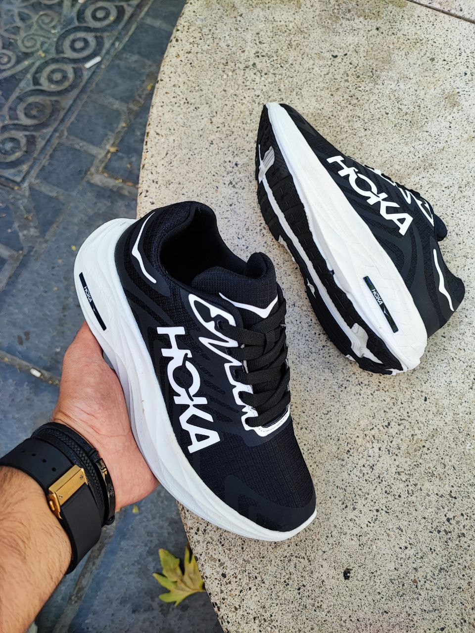 کتونی ورزشی‌مردانه هوکا کلیفتون کد 2080 Hoka Clifton Men's Sports Shoes Code 2080