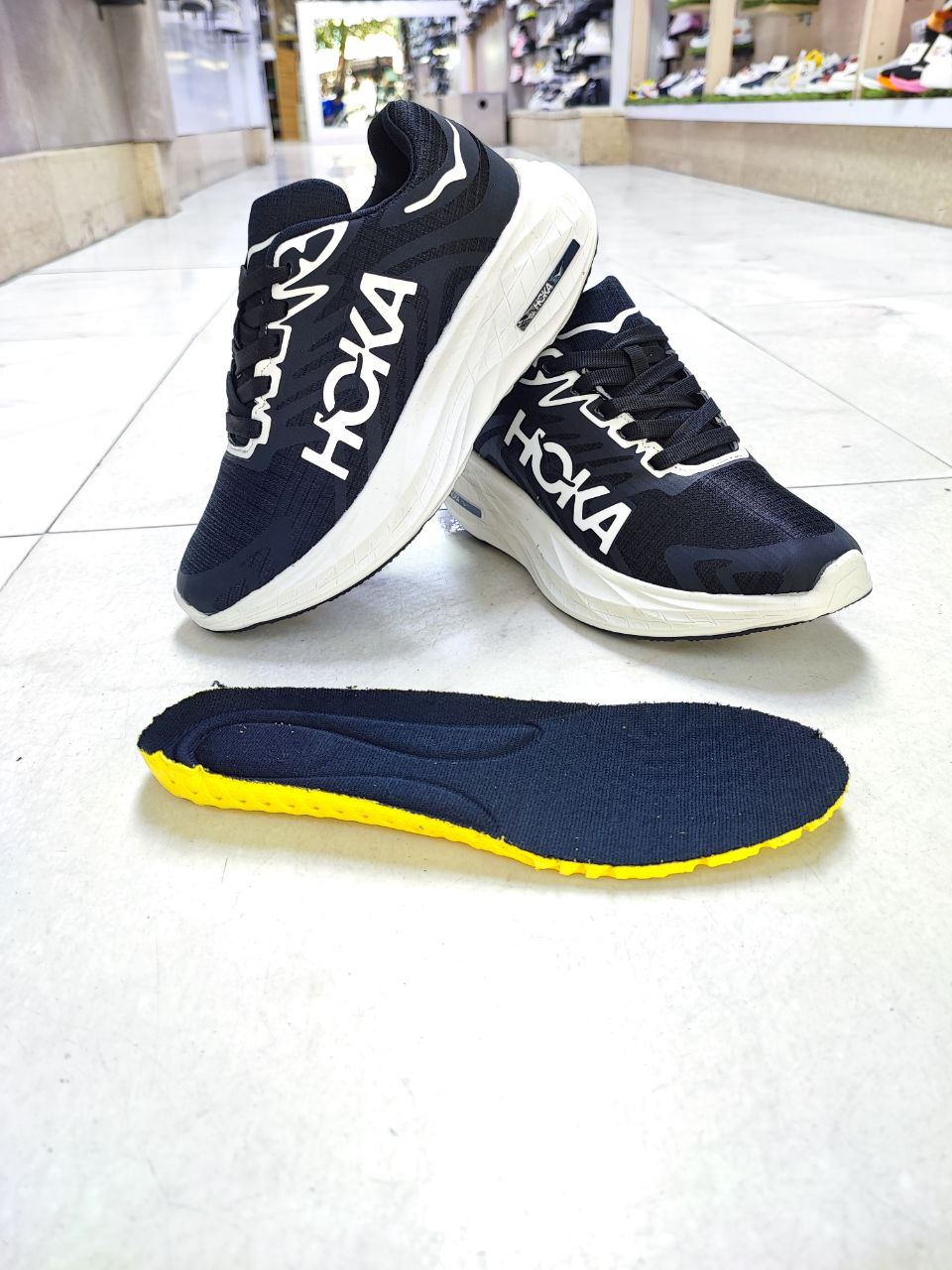 کتونی ورزشی‌مردانه هوکا کلیفتون کد 2080 Hoka Clifton Men's Sports Shoes Code 2080