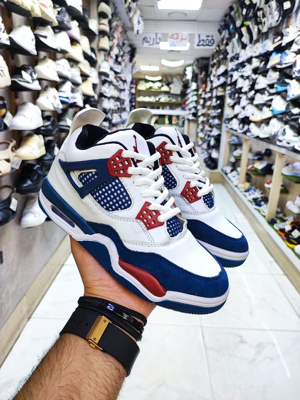 نایک جردن 4 جردن فور زنانه مردانه کد 2090 Nike Jordan 4 Women's Men's Code 2090