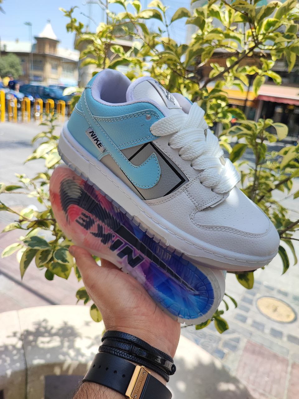 کتونی نایک جردن مانستر زنانه و مردانه و پسرانه و دخترانه کد 2092 Nike Jordan Monster sneakers for women, men, boys and girls, code 2092
