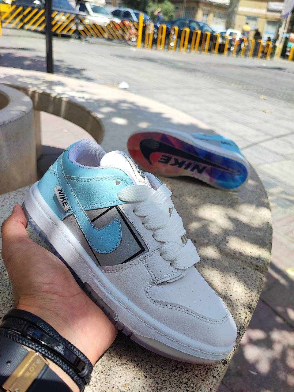 کتونی نایک جردن مانستر زنانه و مردانه و پسرانه و دخترانه کد 2092 Nike Jordan Monster sneakers for women, men, boys and girls, code 2092