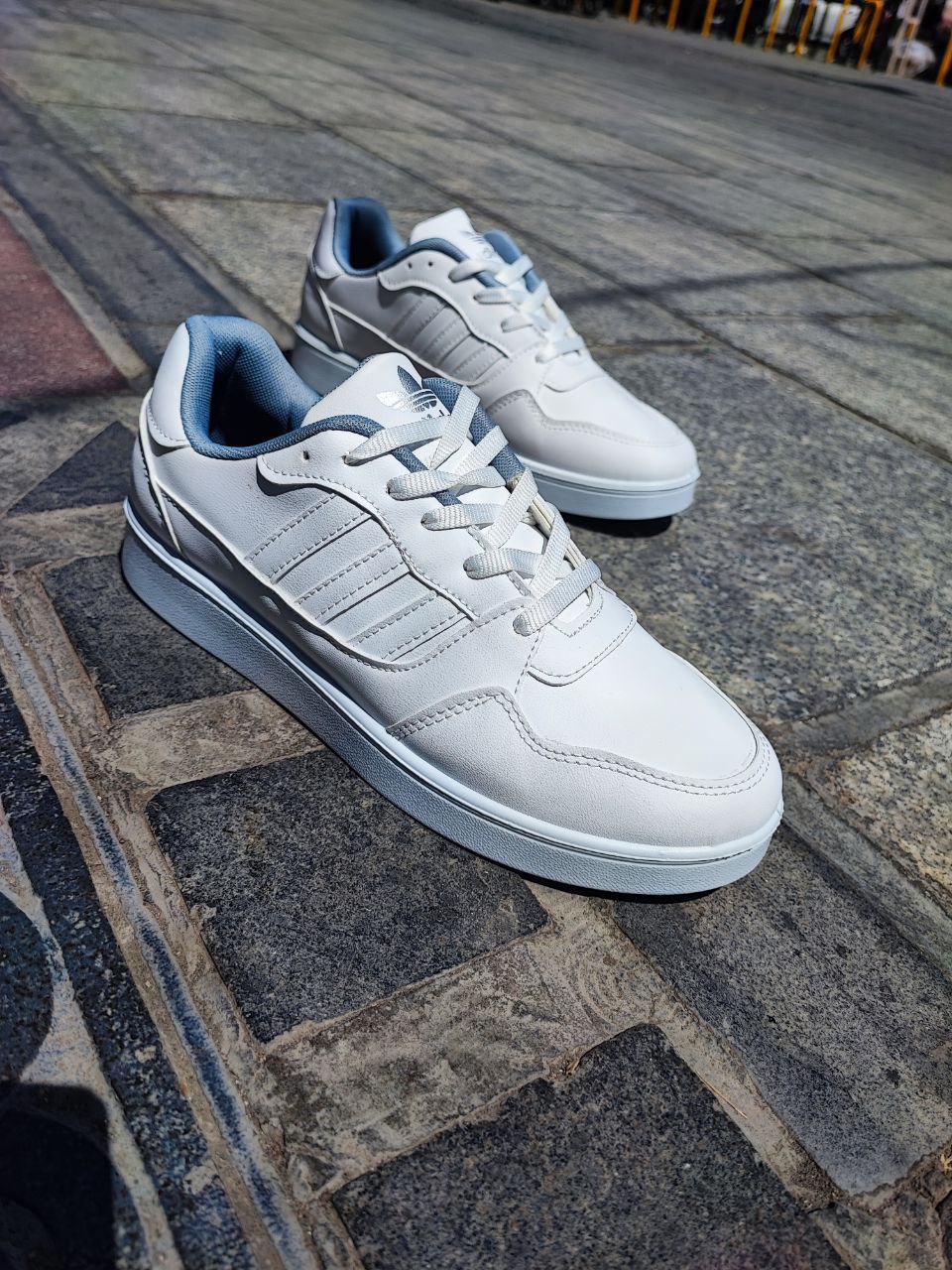 کتونی ونس آدیداس سفید کد 4026 Adidas Vans sneakers white code 4026