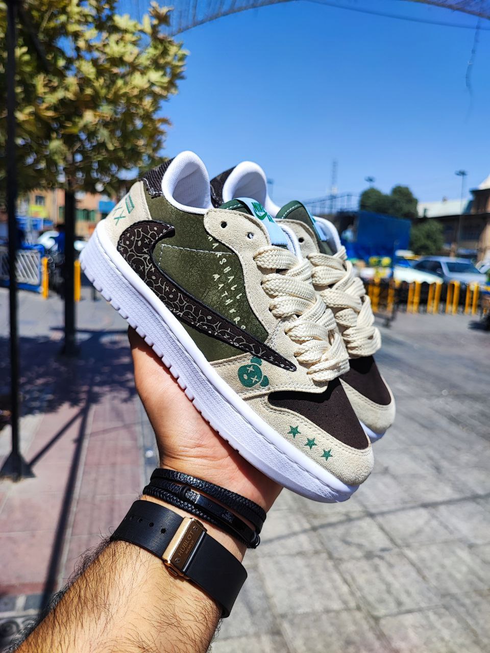 کتونی مردانه نایک جردن ترویس کد 2099 Nike Jordan Travis Men's Sneakers Code 2099