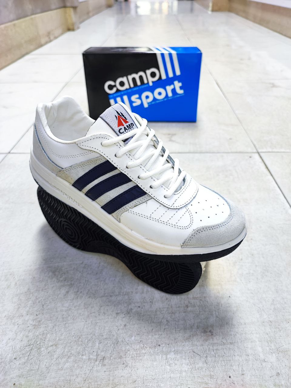 آدیداس آنفالوس کمپ چرم طبیعی کد 2123