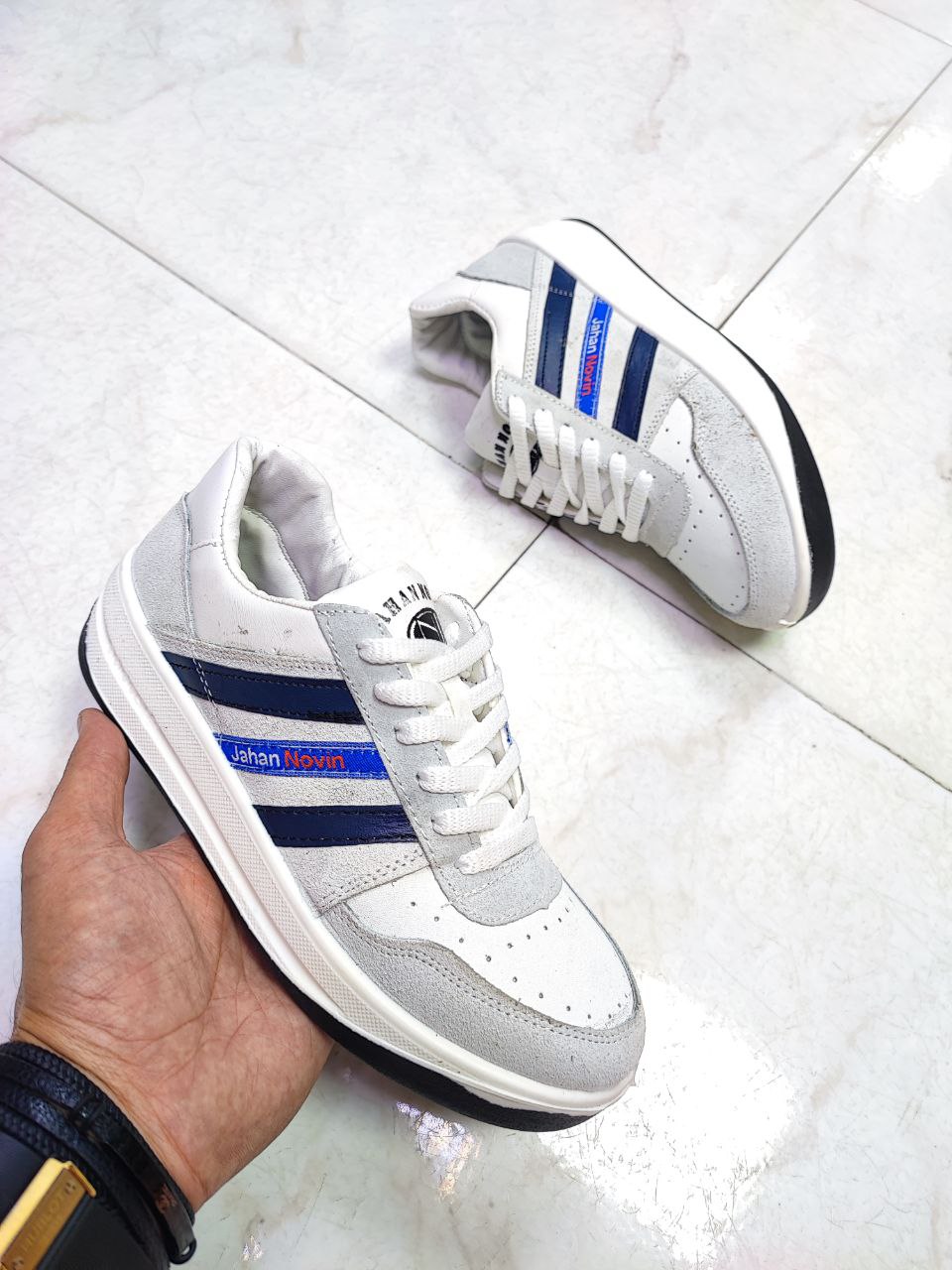 آدیداس آنفالوس کمپ چرم طبیعی کد 2124