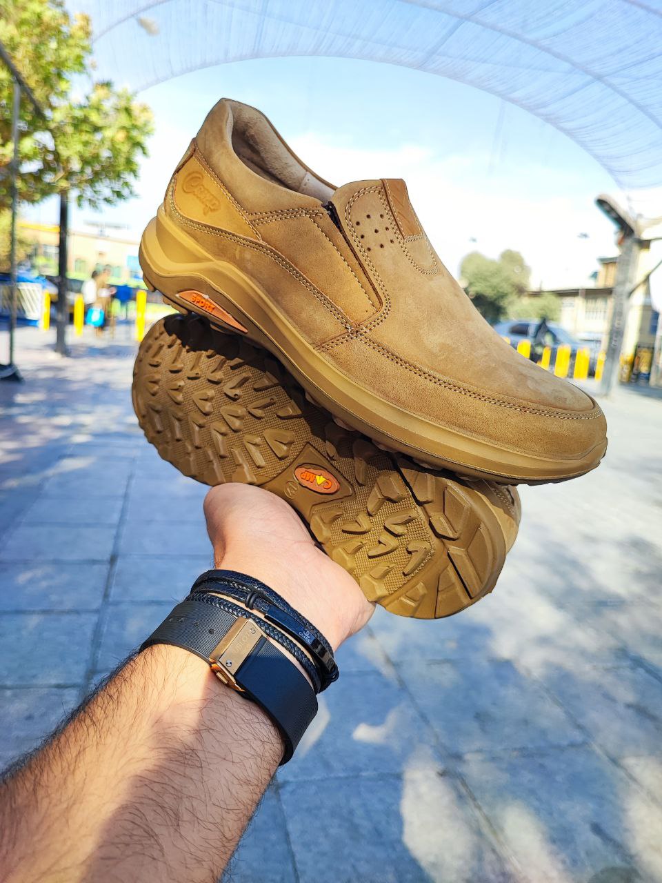 کفش طبی کلارک شرکت کمپ چرم طبیعی نبوک کد 2128 کفش طبی کلارک شرکت کمپ چرم طبیعی نبوک کد 2128