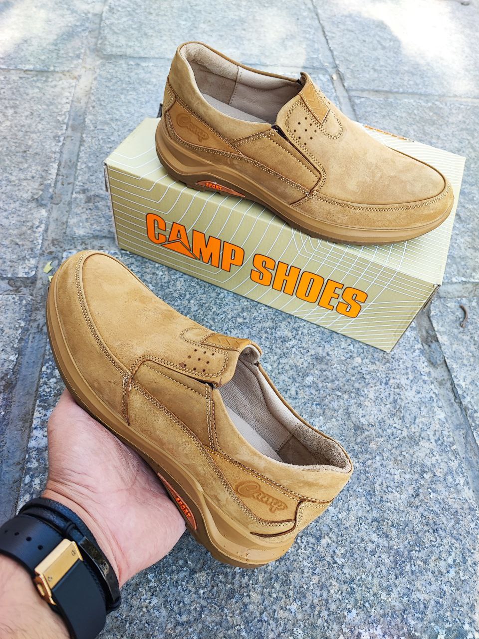 کفش طبی کلارک شرکت کمپ چرم طبیعی نبوک کد 2128 کفش طبی کلارک شرکت کمپ چرم طبیعی نبوک کد 2128