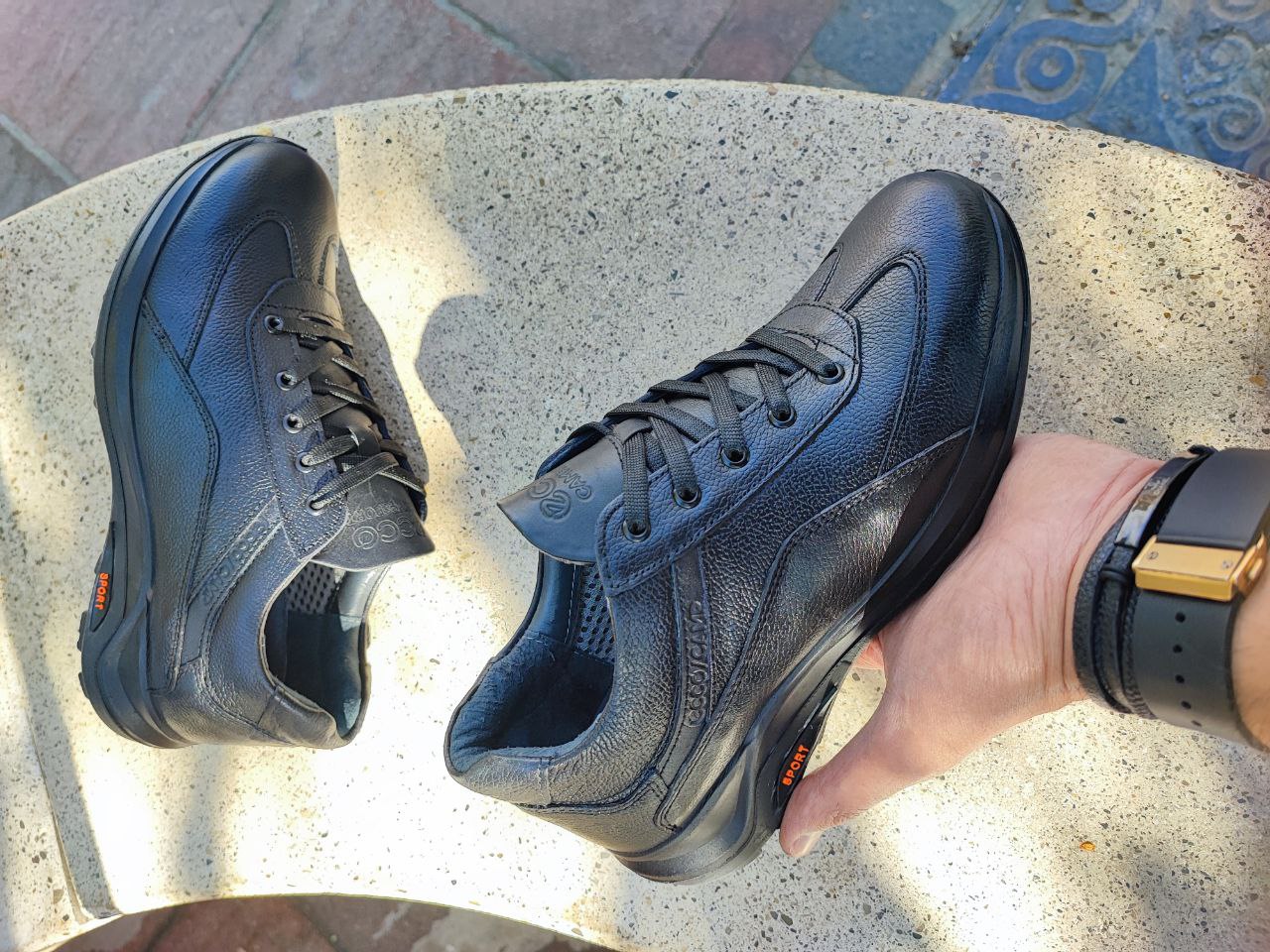 کفش مدل اکو شرکت کمپ تمام چرم طبیعی کد 2130