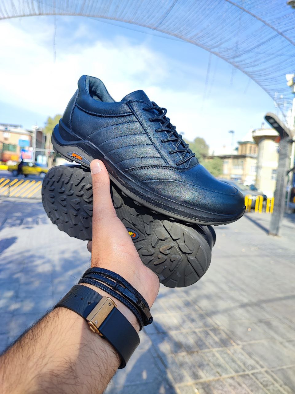 کفش مدل آدیداس شرکت کمپ تمام چرم طبیعی کد 2131