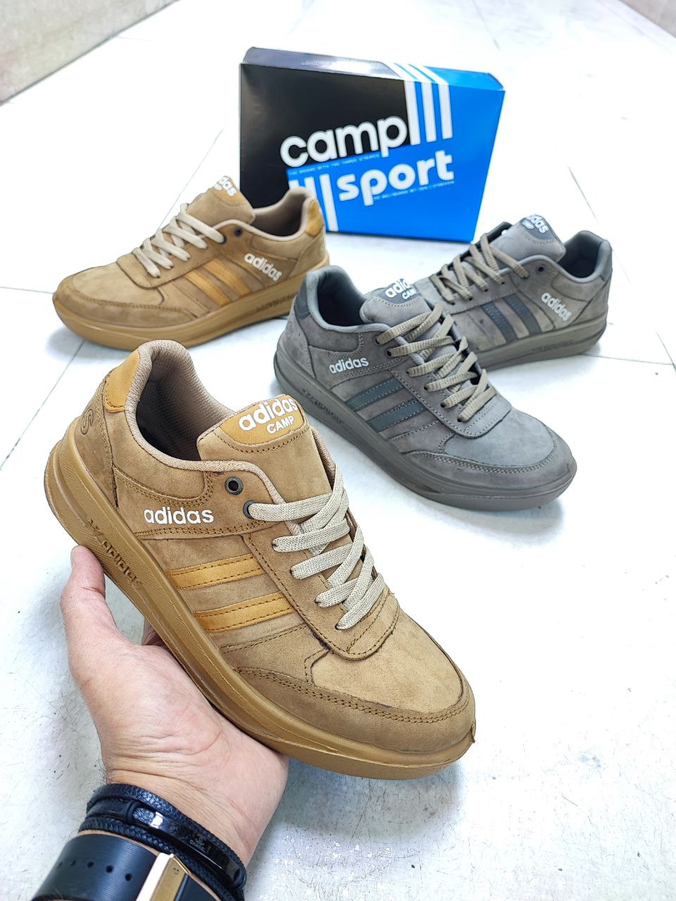 کفش ساپورت مدل رئال شرکت کمپ کد 2142