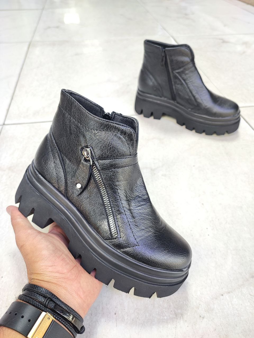 نیم پوتین زنانه پشت حلقه کد 3067