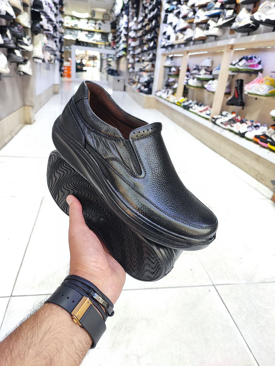 کفش پرفکت طبی تمام چرم طبیعی کد 2149