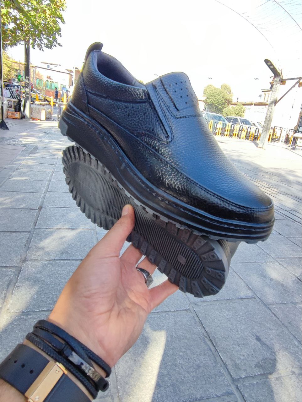 کفش طبی تمام چرم طبیعی کد 2151