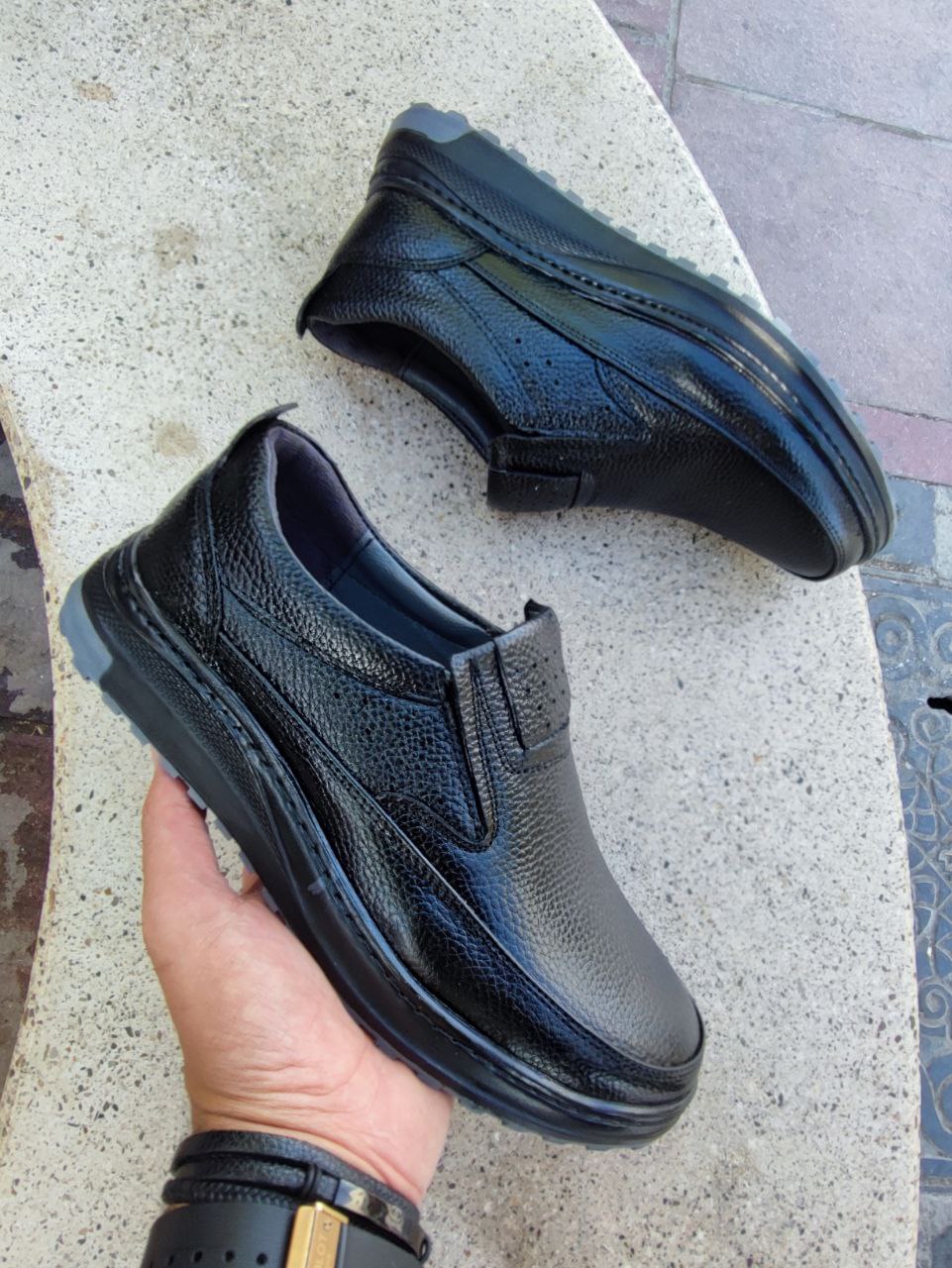 کفش طبی تمام چرم طبیعی کد 2151