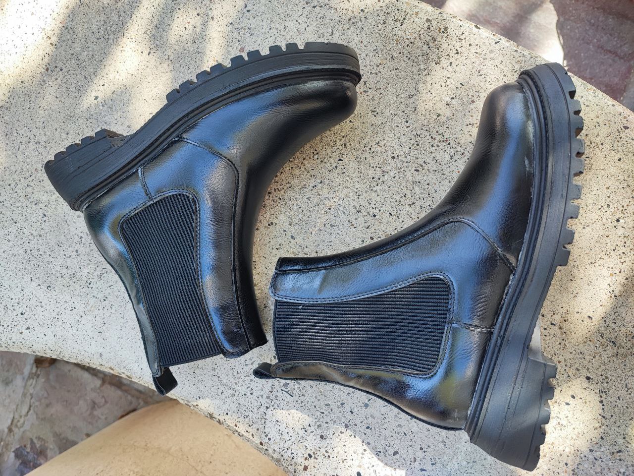 نیم پوتین زنانه دو طرف کش کد 3071