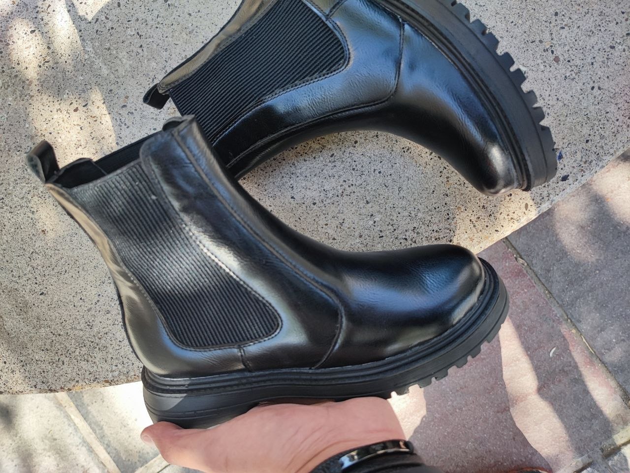 نیم پوتین زنانه دو طرف کش کد 3071