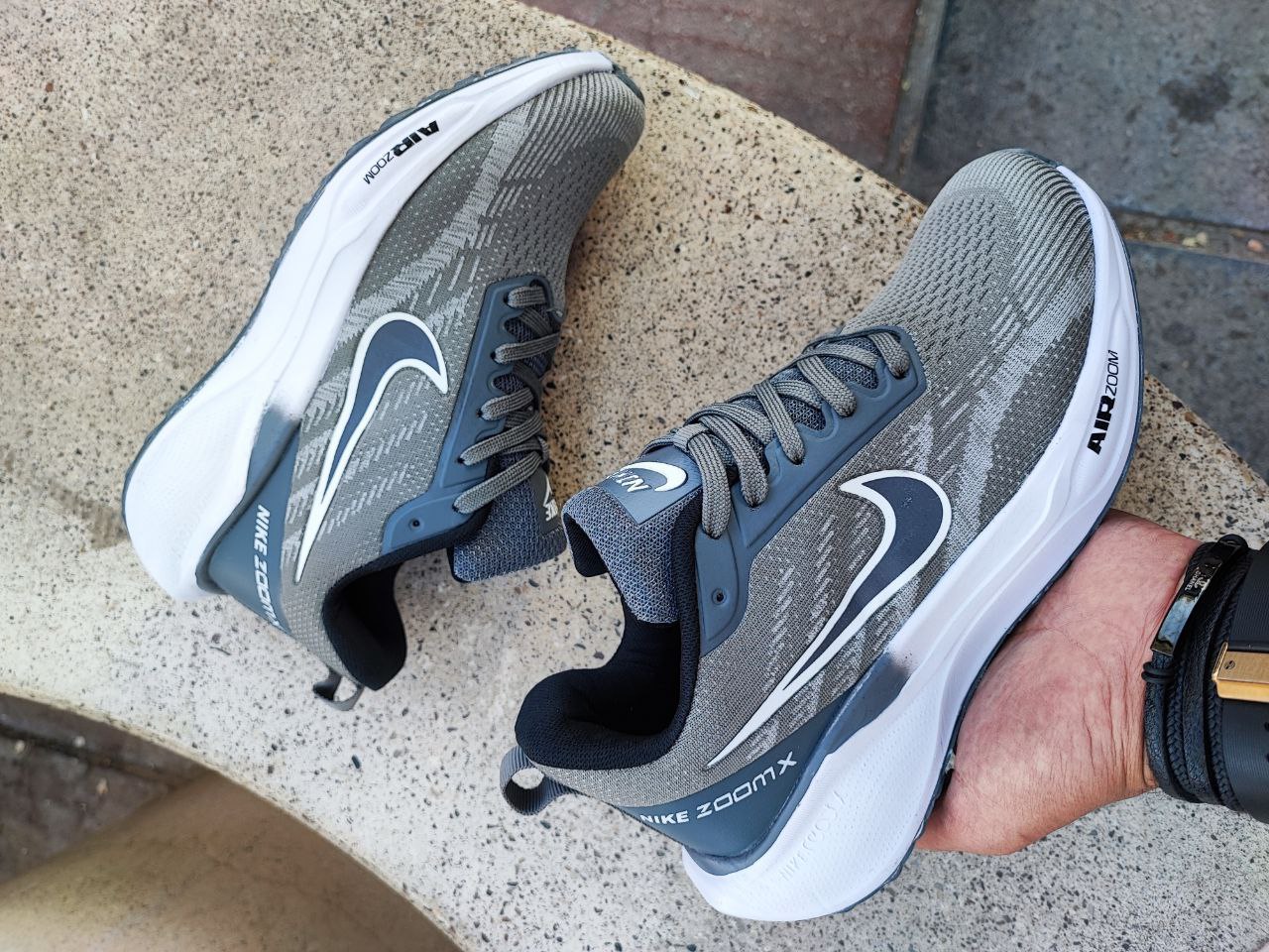 کفش نایک زوم رانینگ ست زنانه و مردانه کد 2156