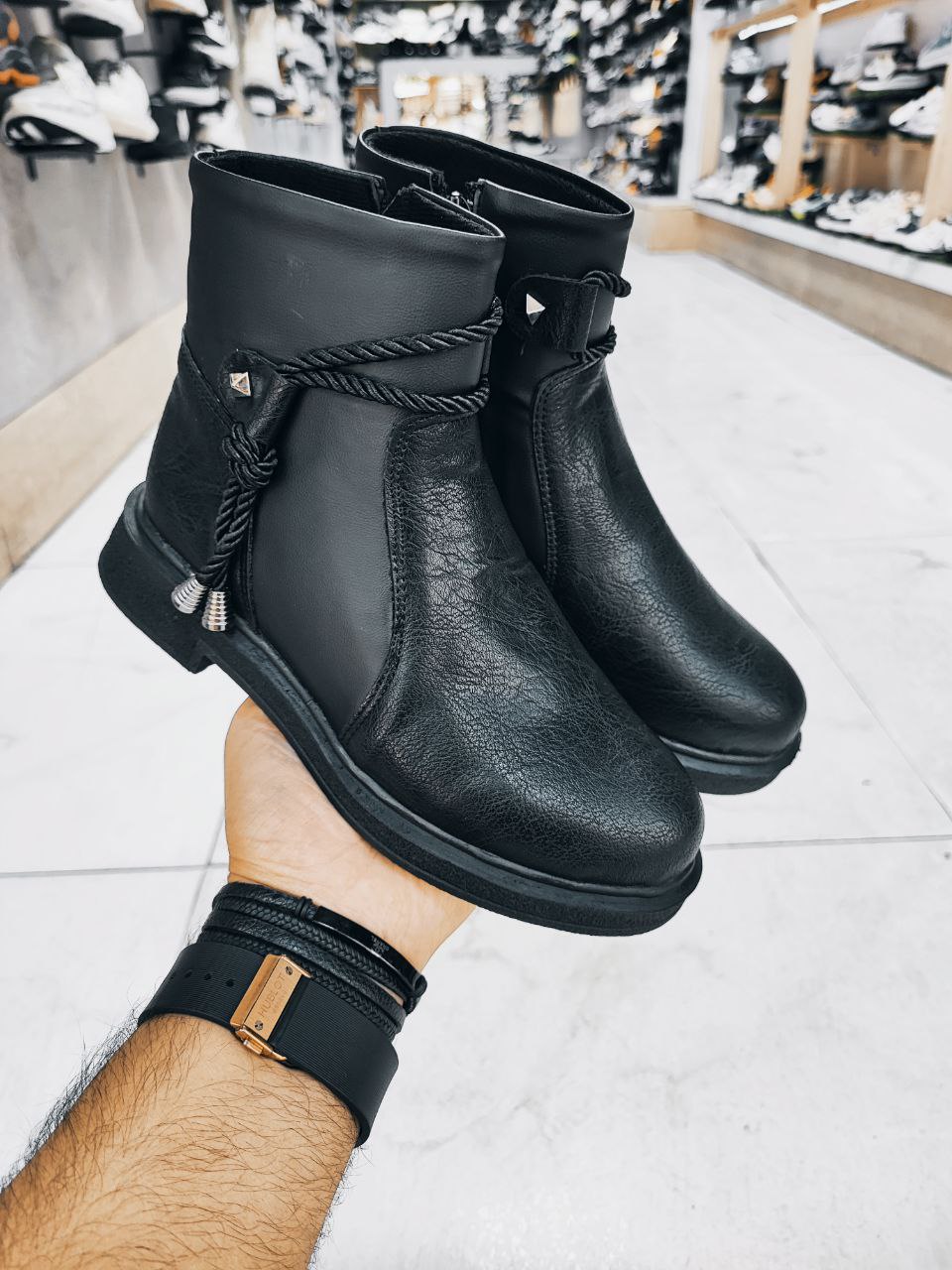 نیم پوتین زنانه طنابی کد 3072