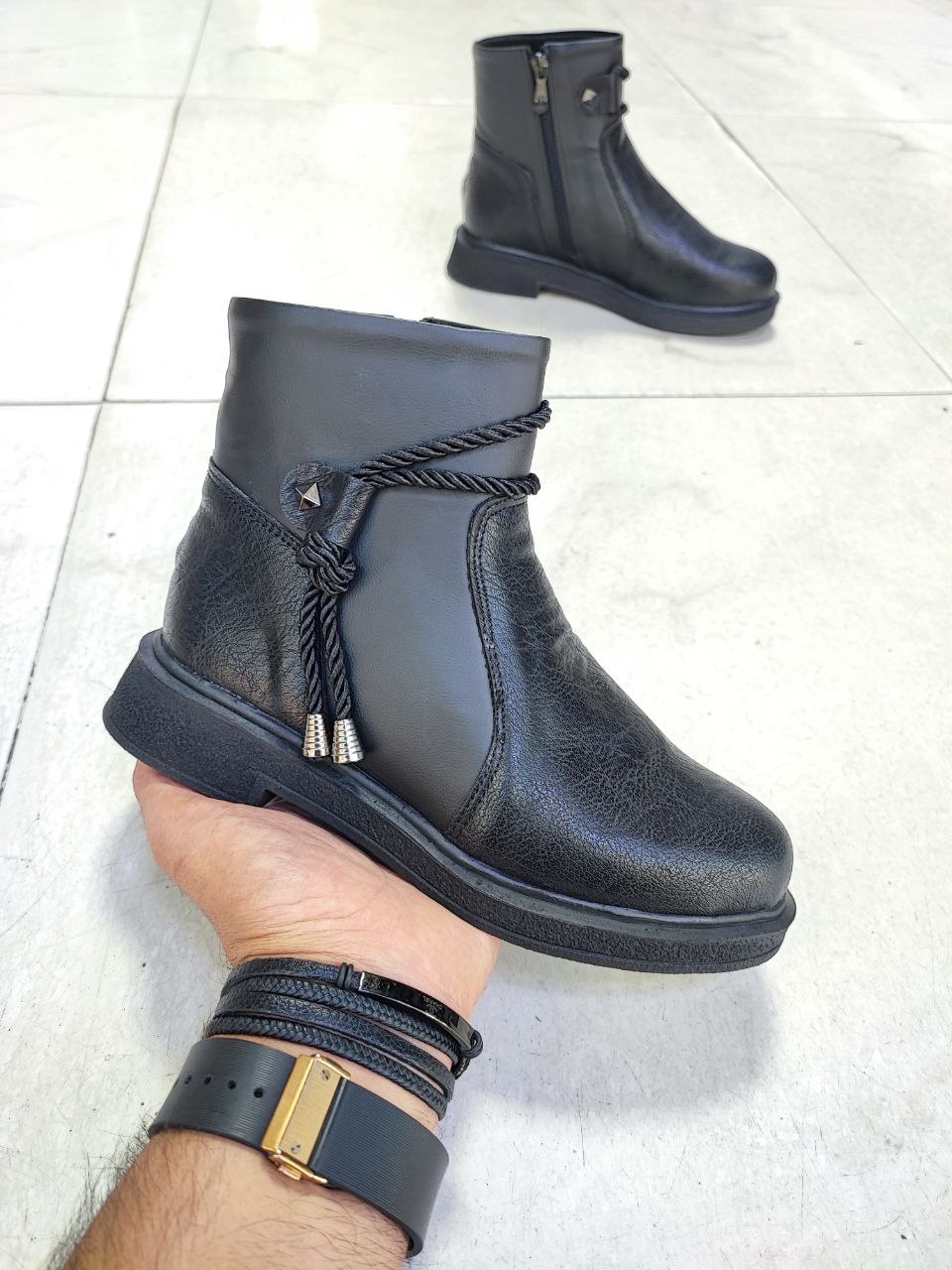 نیم پوتین زنانه طنابی کد 3072