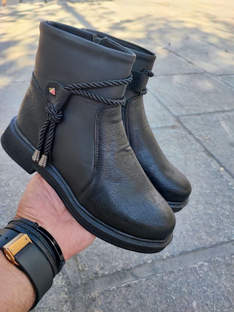 نیم پوتین زنانه طنابی کد 3072