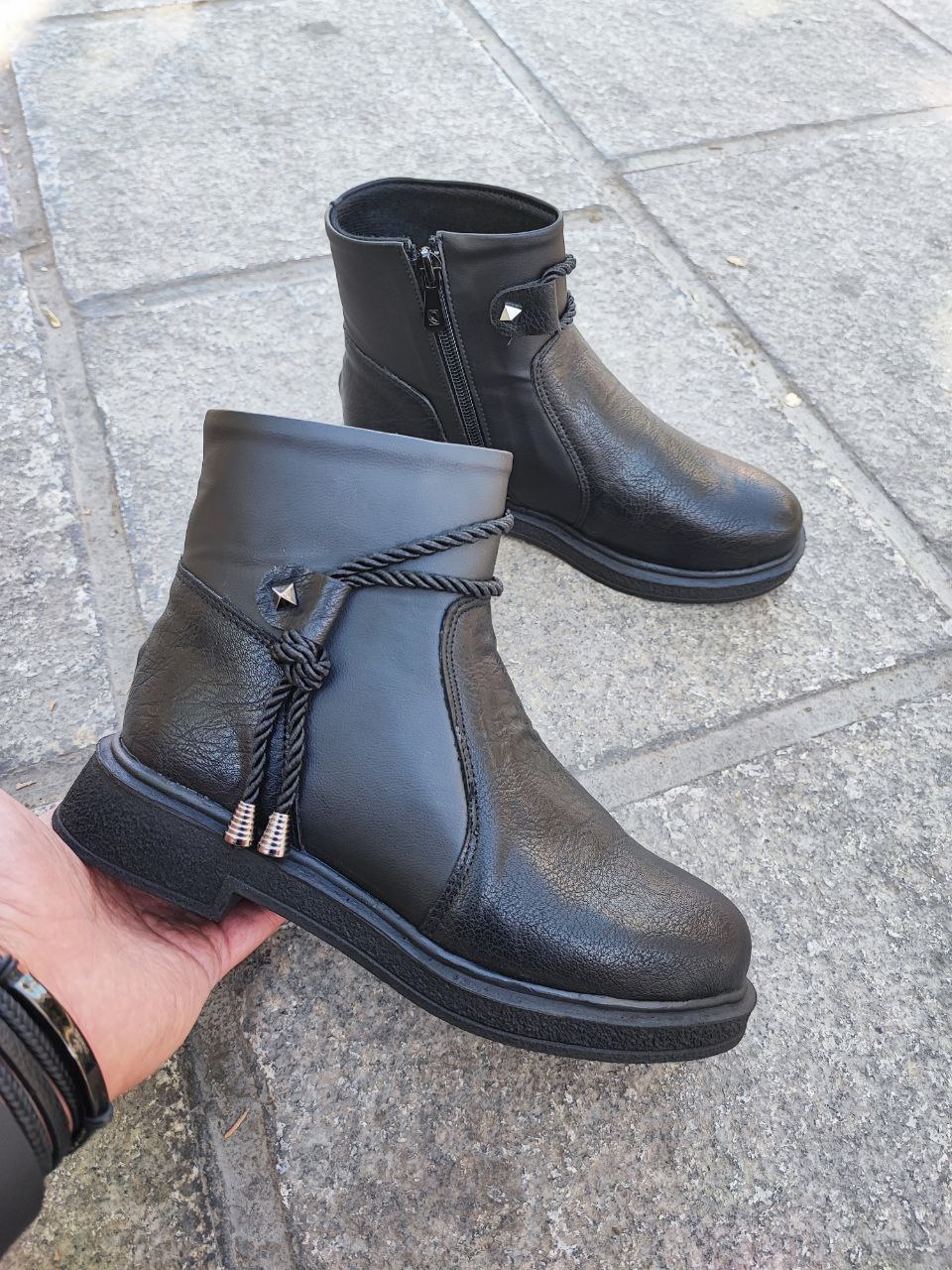 نیم پوتین زنانه طنابی کد 3072