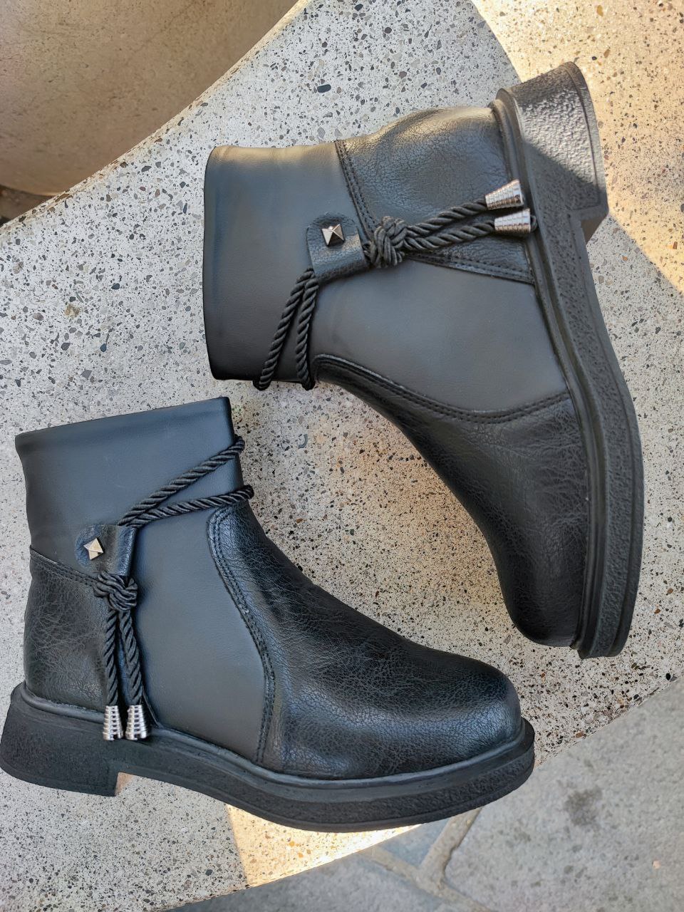 نیم پوتین زنانه طنابی کد 3072