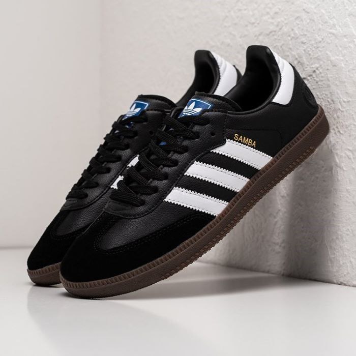 کفش زنانه آدیداس سامبا مشکی سفید کد 3096 Adidas Samba Code 3096