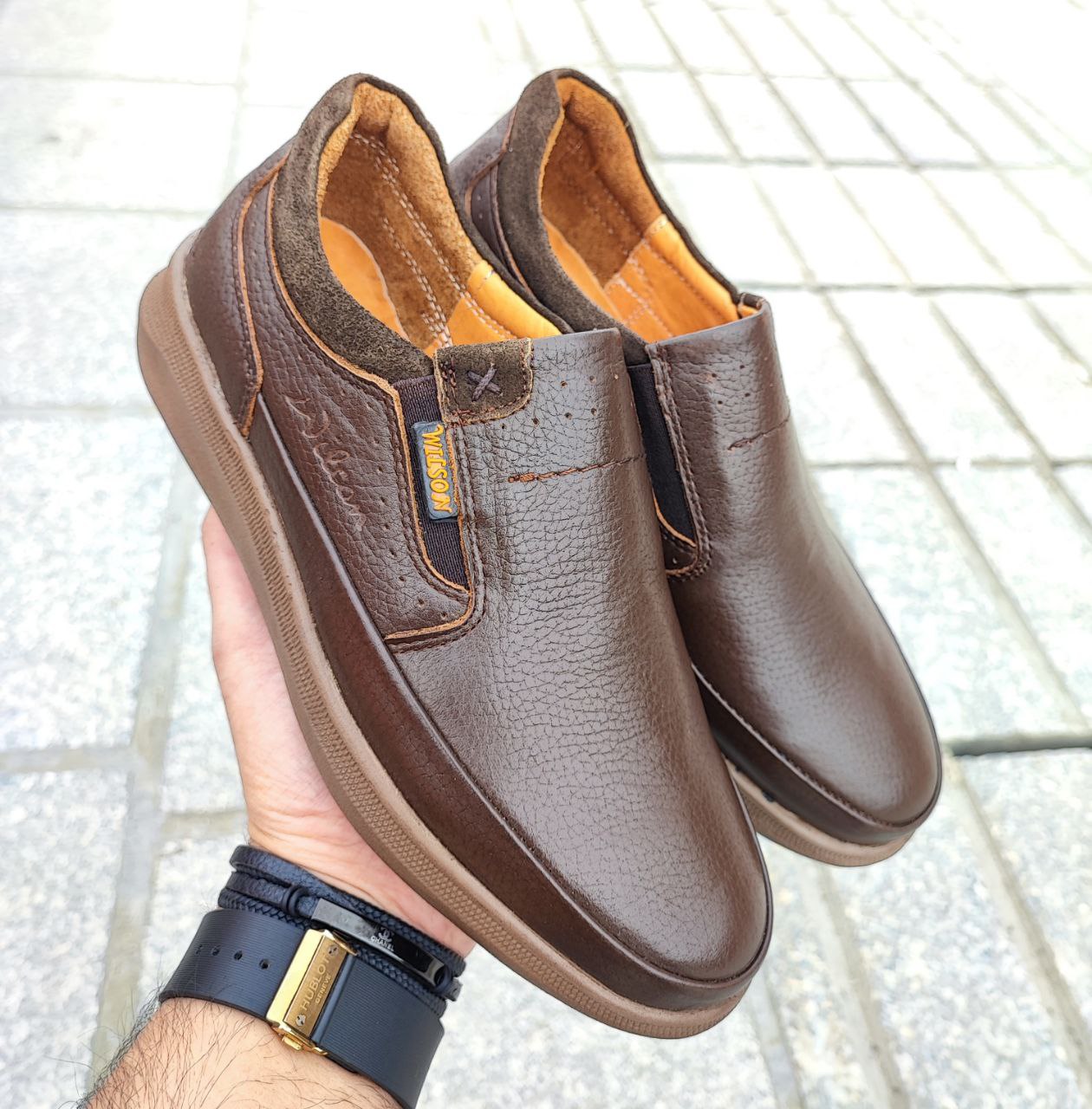 چرم طبیعی مردانه مدل ارژنگ کد 2215 